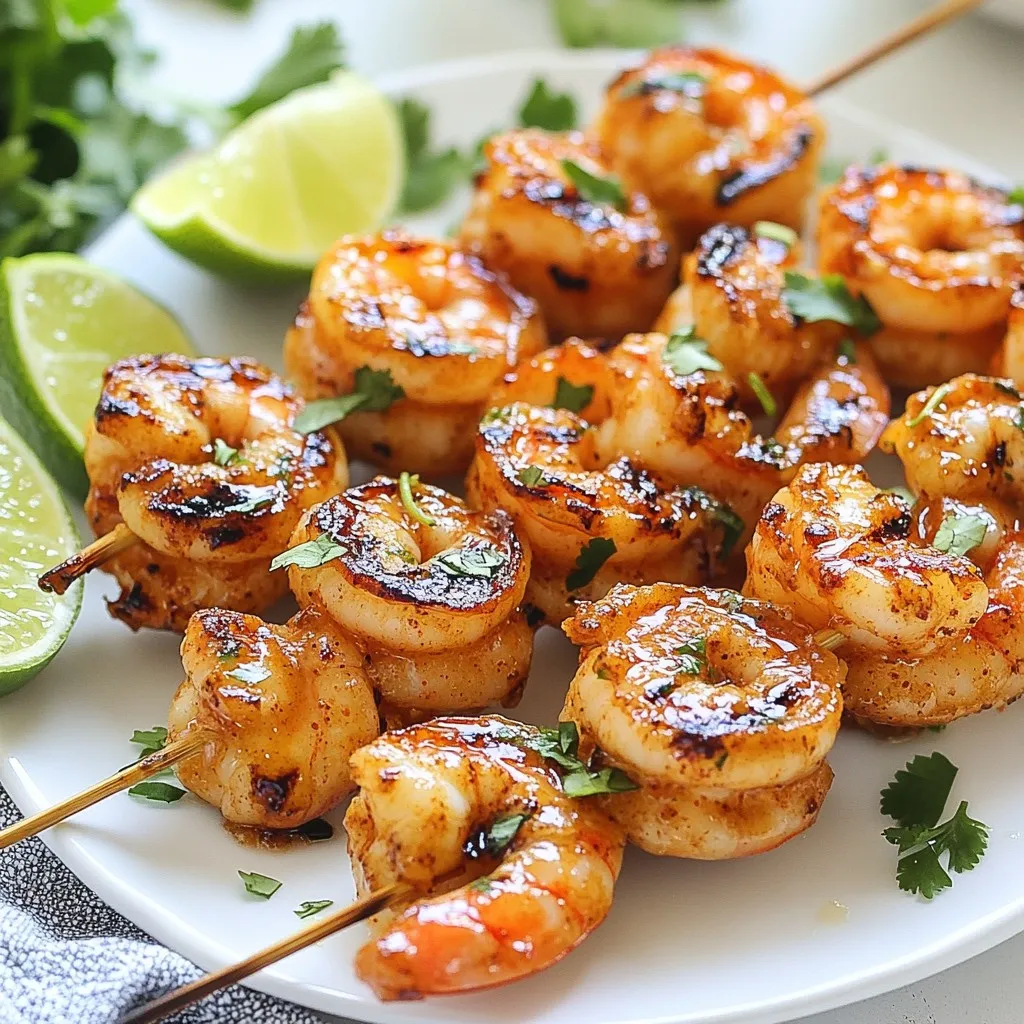 Chipotle Lime Shrimp Skewers Flavorful Grilled Treat