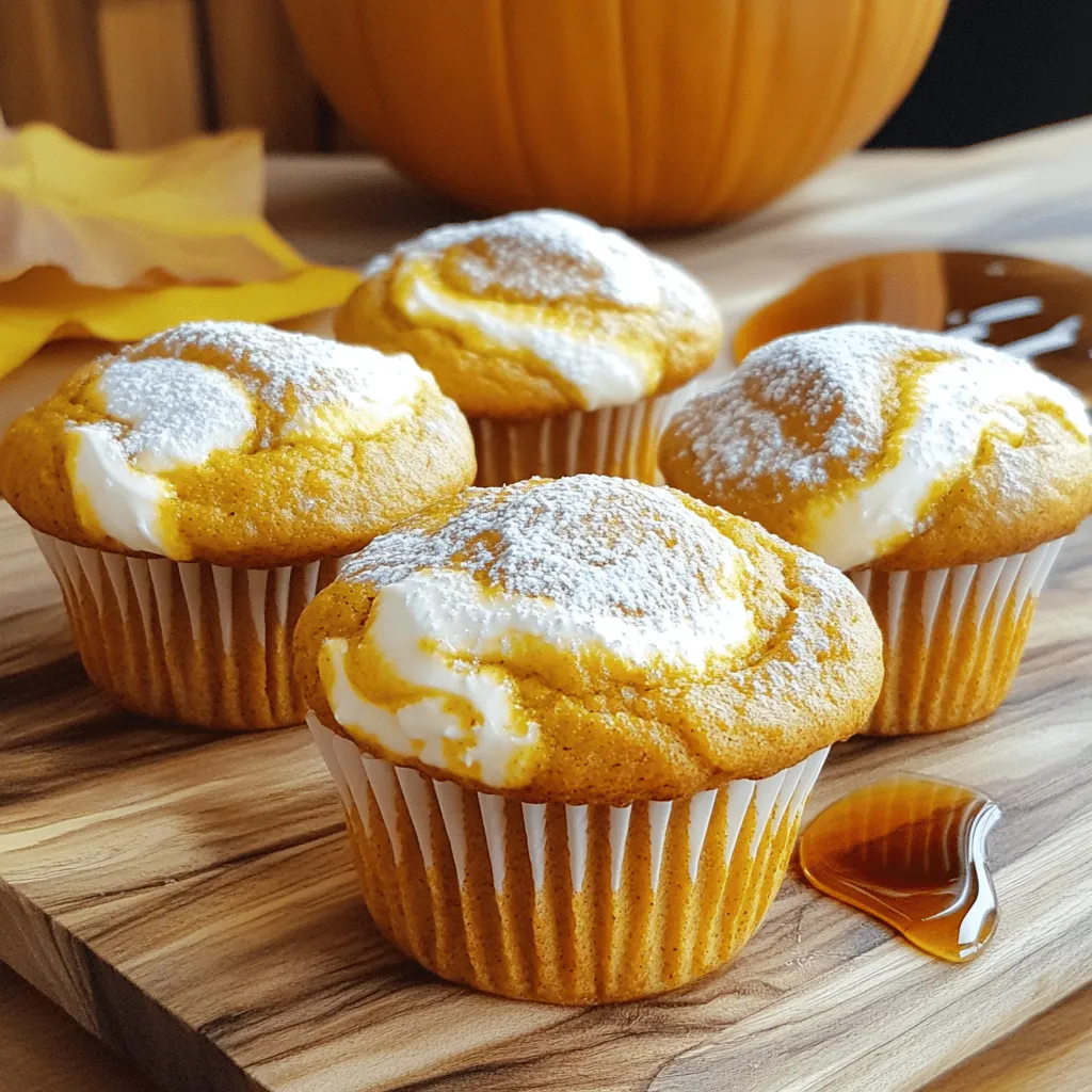 Pumpkin Cream Cheese Swirl Muffins Flavorful Delight