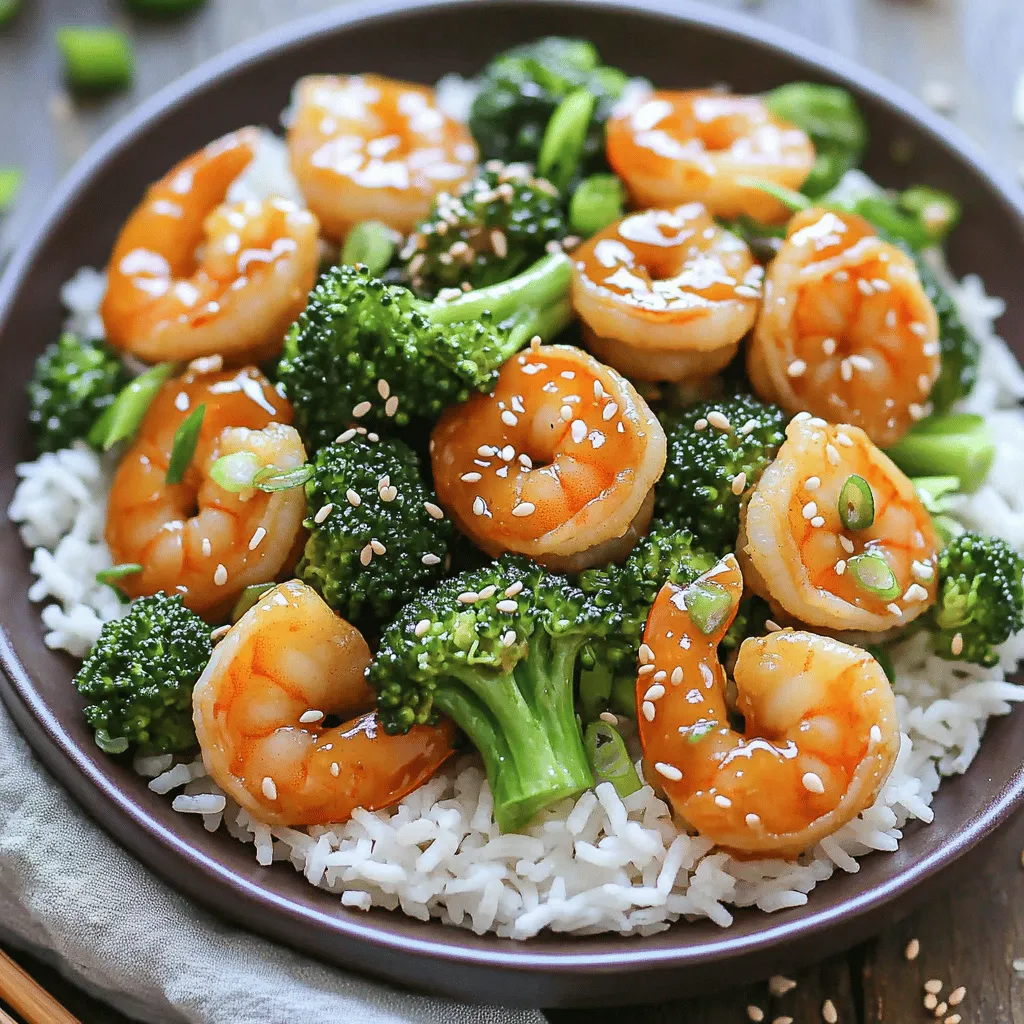 Flavorful 20-Minute Sriracha Shrimp and Broccoli Meal