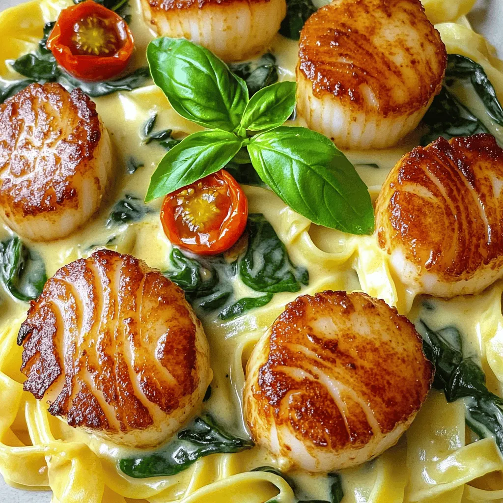 Creamy Tuscan Scallops Easy and Delicious Recipe