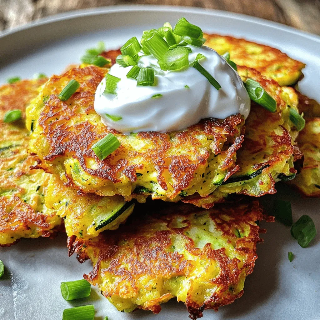Zucchini Fritters Crunchy and Satisfying Treat