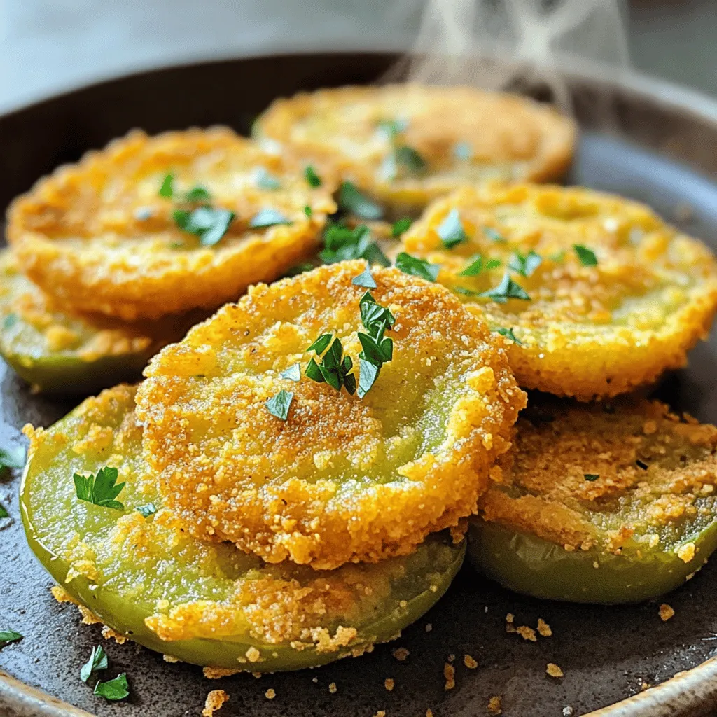 Fried Green Tomatoes Crunchy and Flavorful Delight