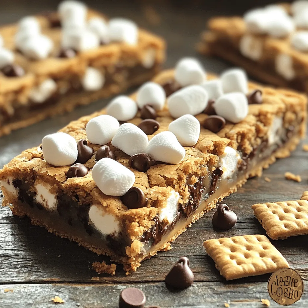 S&#8217;mores Cookie Bars Irresistible and Easy Treat