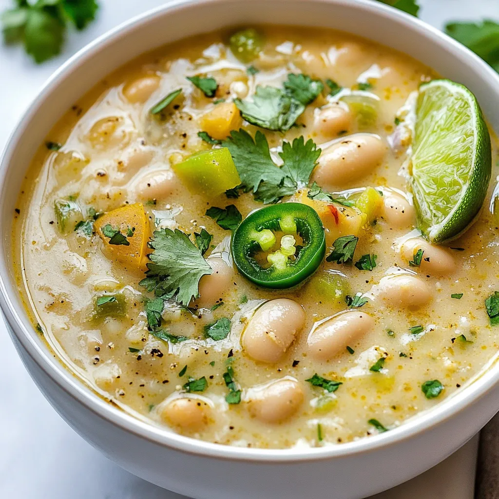 Creamy White Bean Chili Flavorful and Easy Recipe