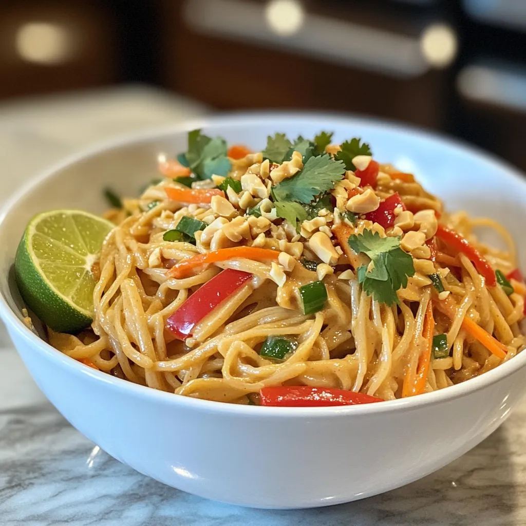 Spicy Peanut Noodles Quick and Flavorful Meal