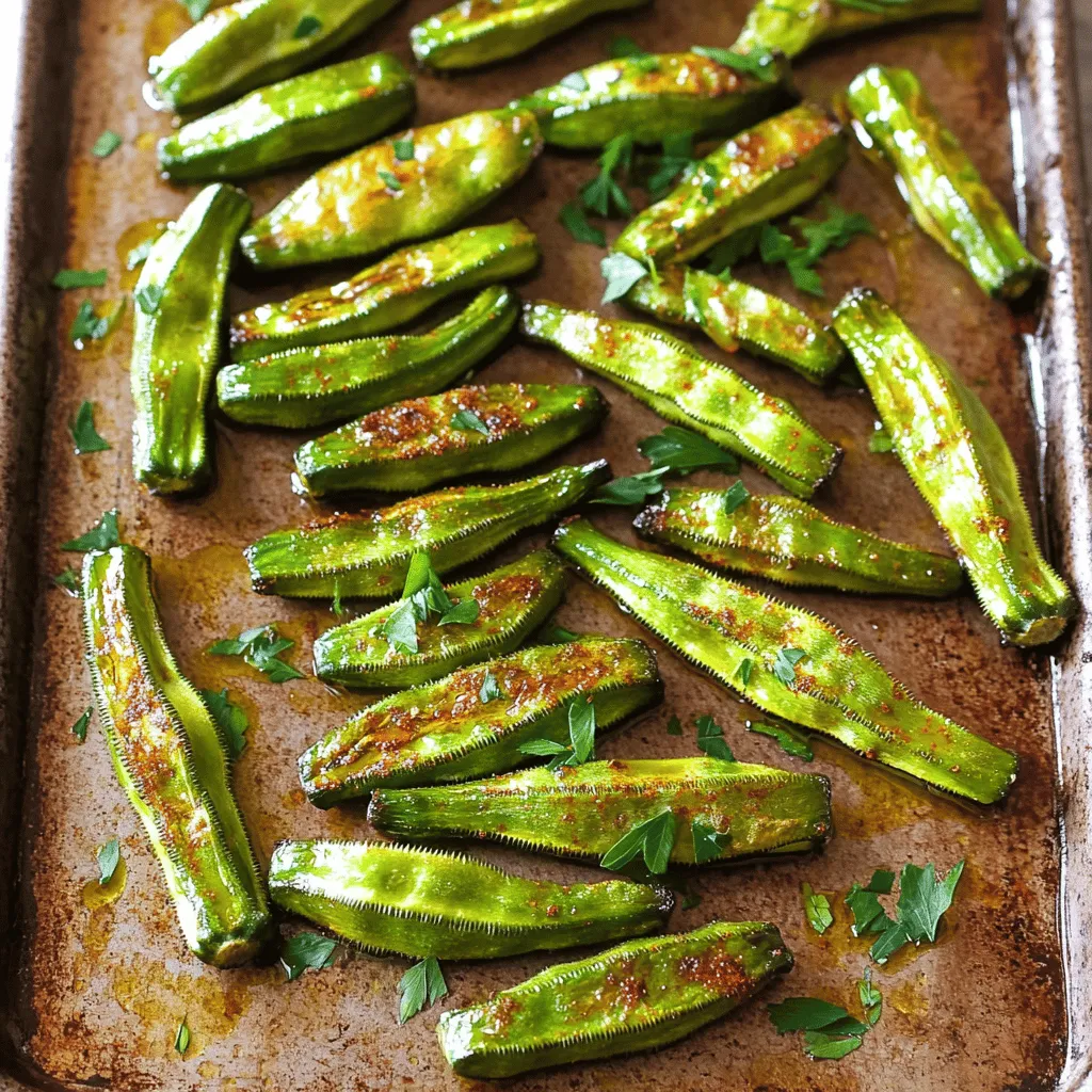 Smoky Roasted Okra Simple and Flavorful Side Dish