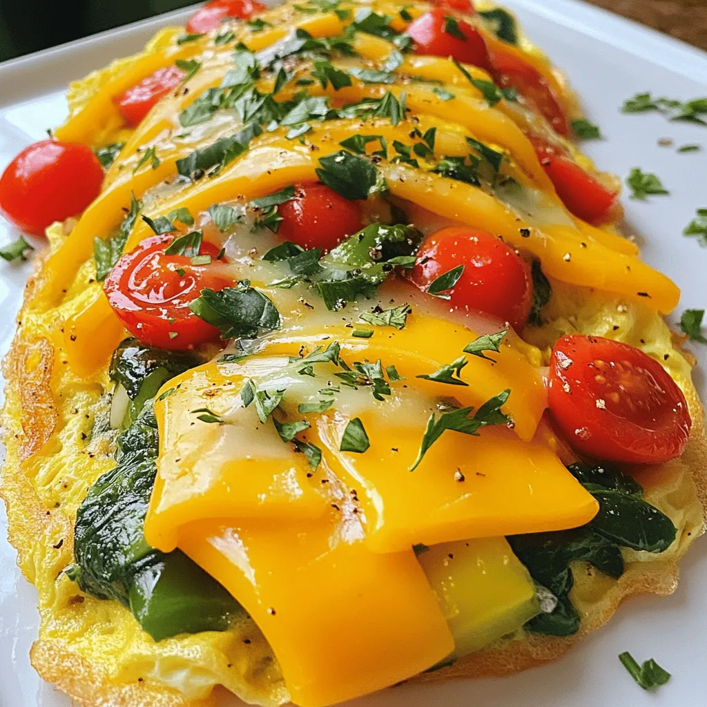 Easy Veggie Omelette Flavorful and Simple Recipe