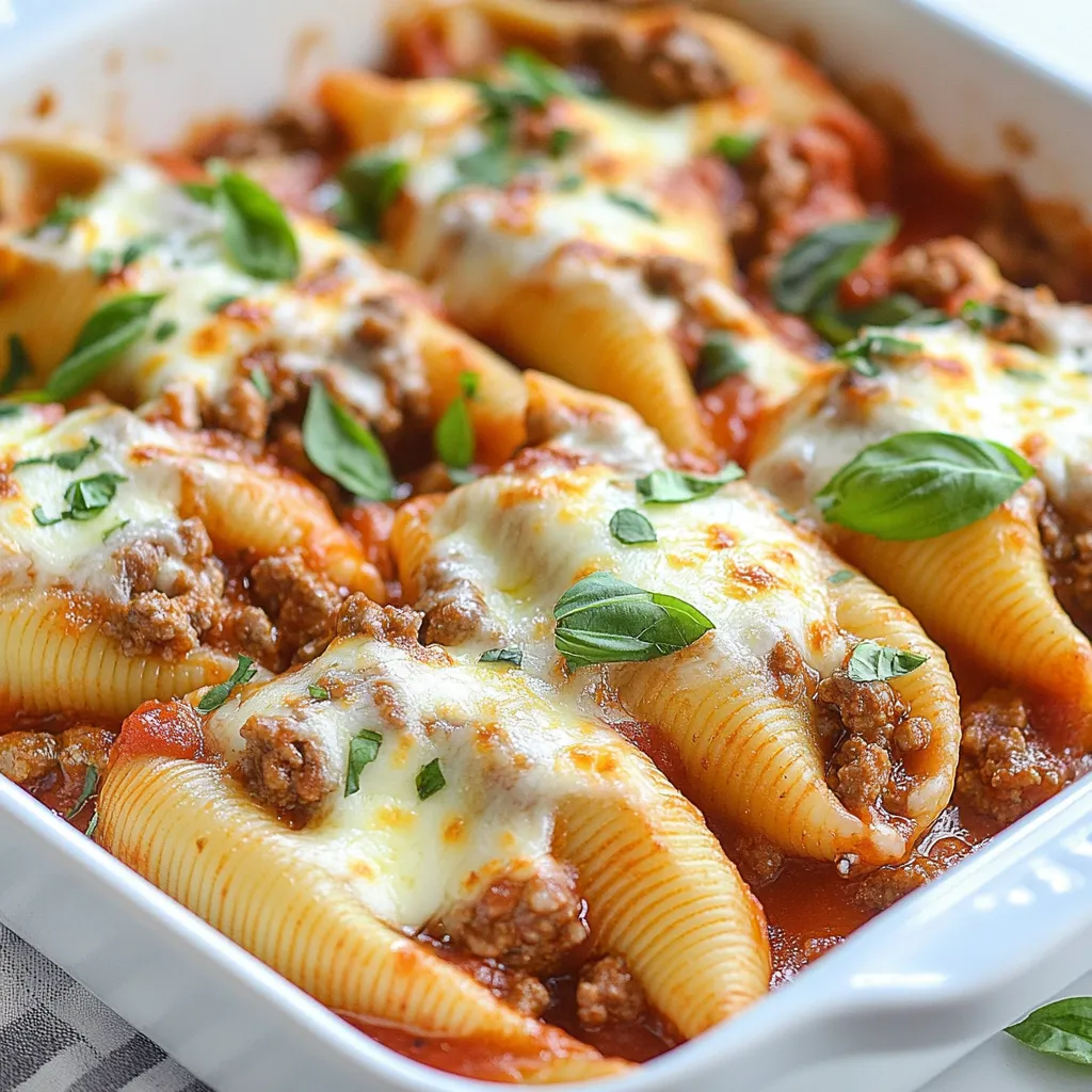 Stuffed Shells with Ricotta Beef Tasty Dinner Option