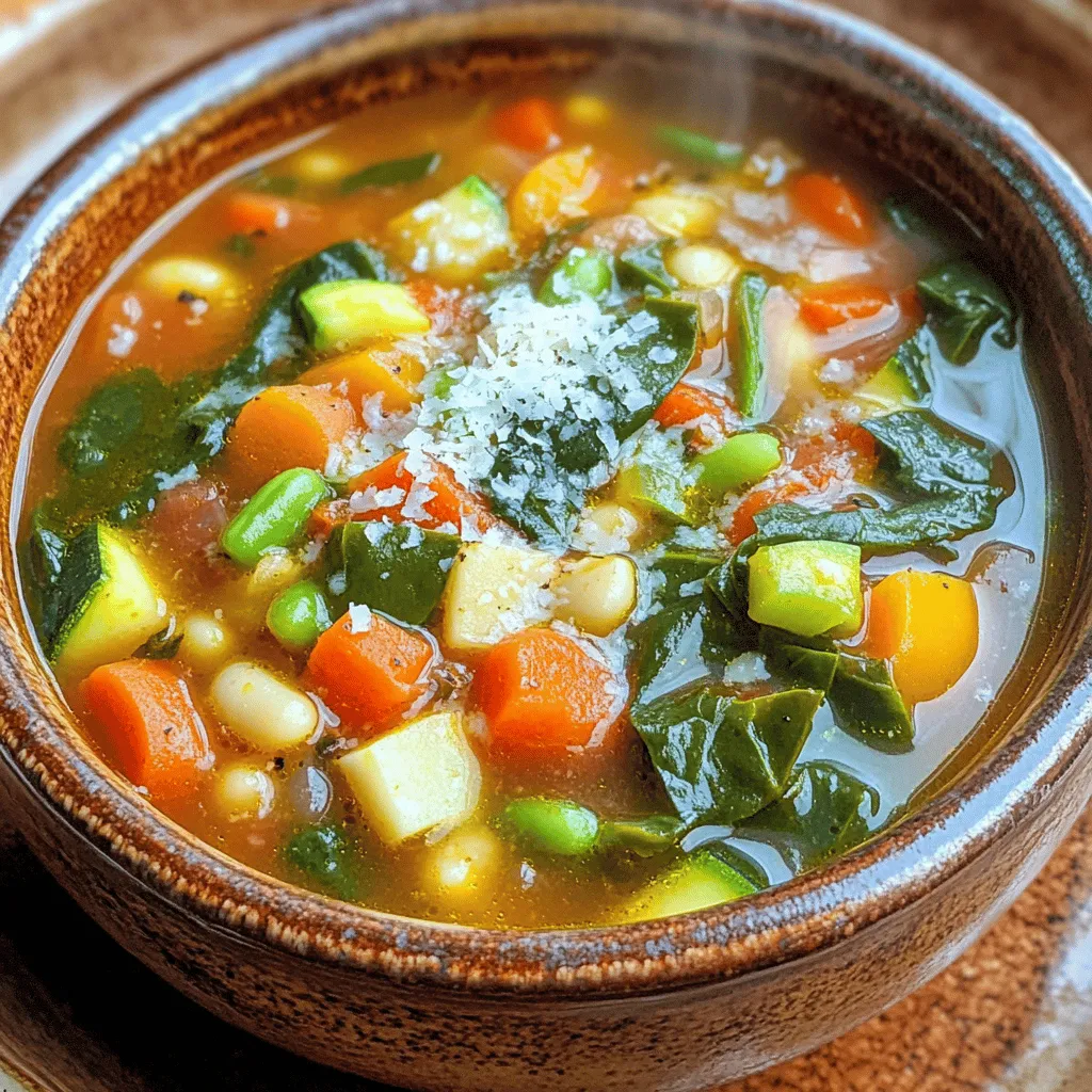 Veggie Packed Minestrone Soup Easy and Nutritious Dish