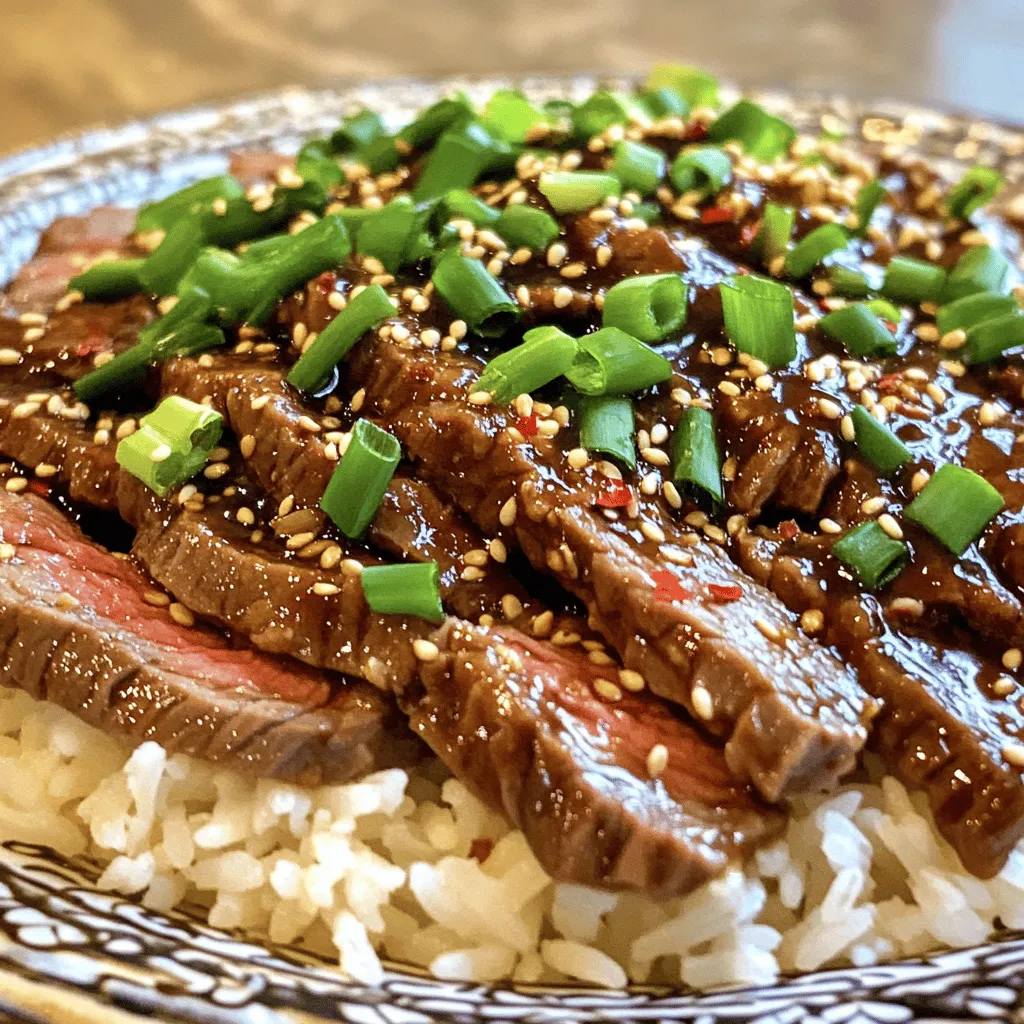 Mongolian Beef Savory and Simple Dinner Recipe