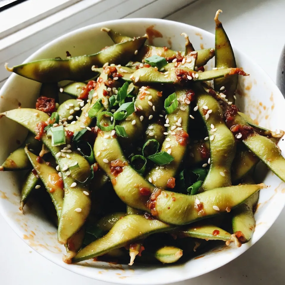 Spicy Garlic Edamame Flavorful and Simple Snack