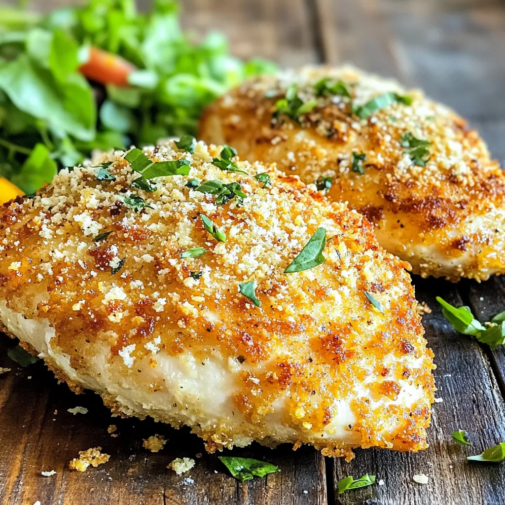 Air Fryer Parmesan Crusted Chicken Crispy Delight