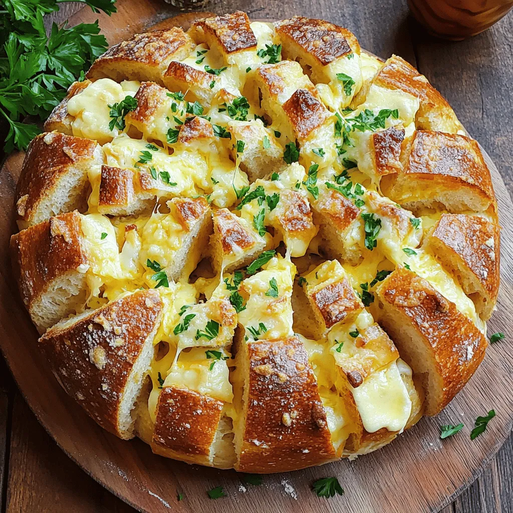 Cheesy Pull Apart Bread Savory and Easy Snack
