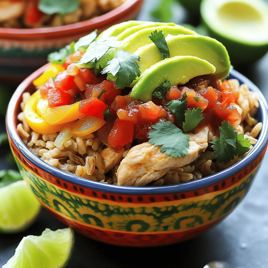 Chicken Burrito Bowls Delightful and Flavorful Meal