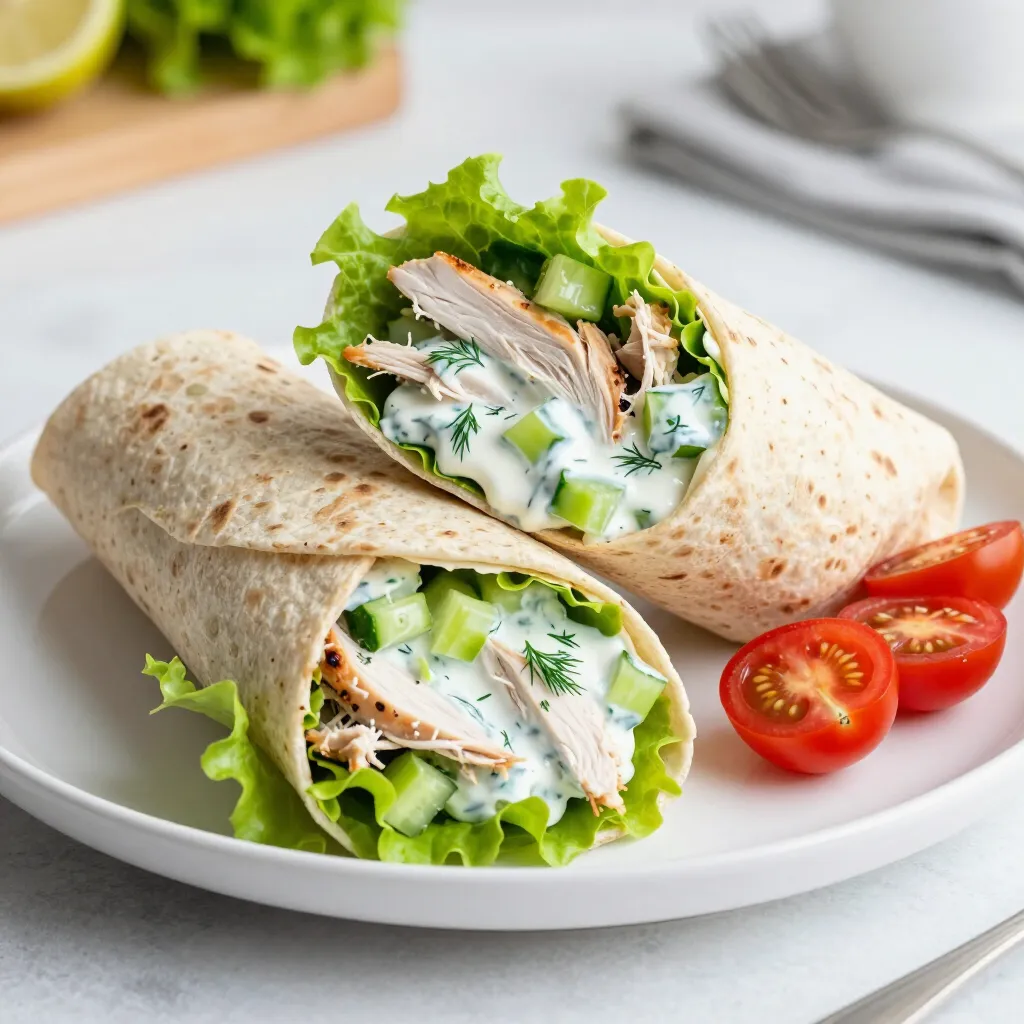 Greek Yogurt Chicken Salad Wraps Simple and Tasty Meal