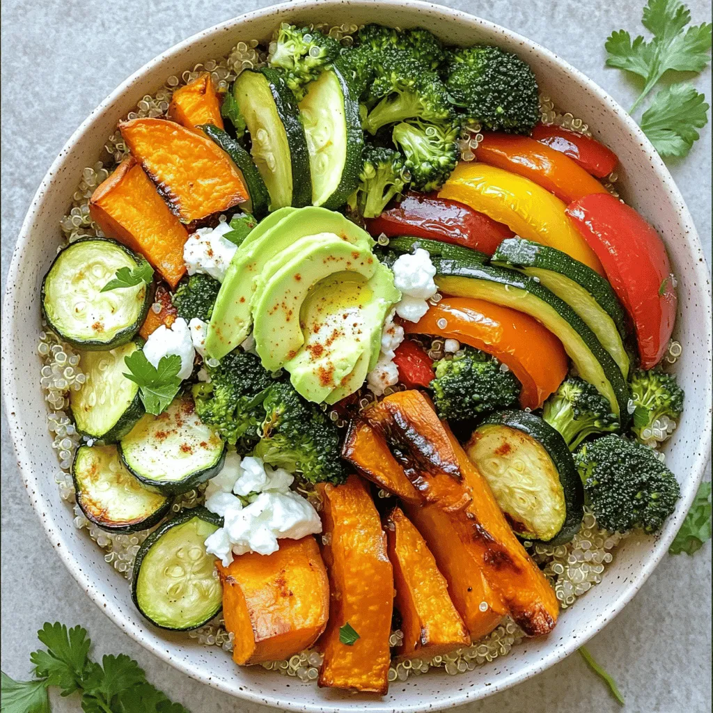 Roasted Vegetable Grain Bowl Healthy and Satisfying Meal