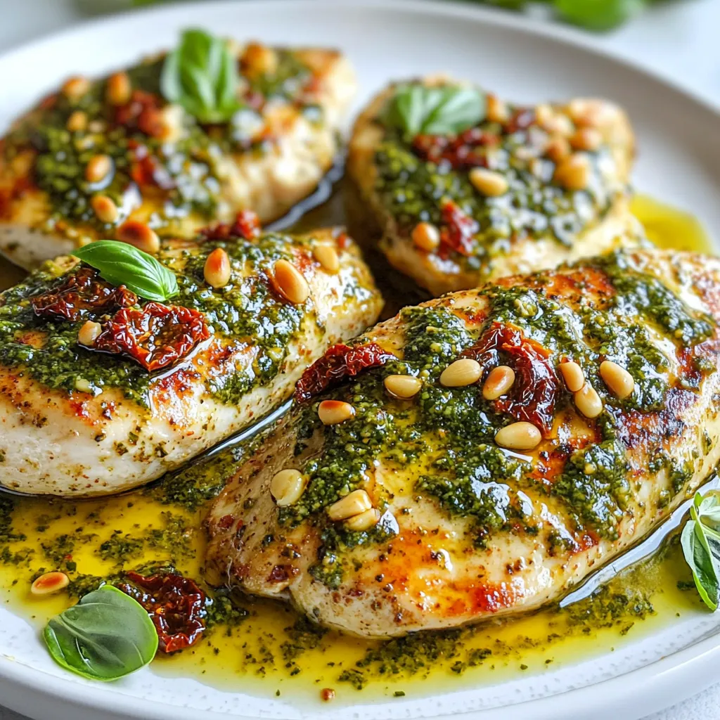 Sun-Dried Tomato Pesto Chicken Flavorful Delight Meal