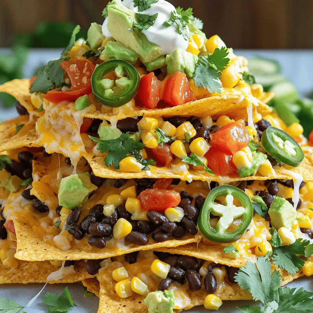 Loaded Veggie Nachos Flavorful and Easy Delight