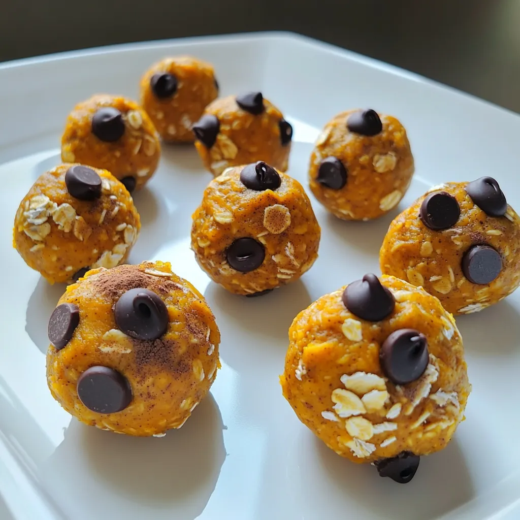 Pumpkin Protein Energy Balls Nutritious Snack Idea