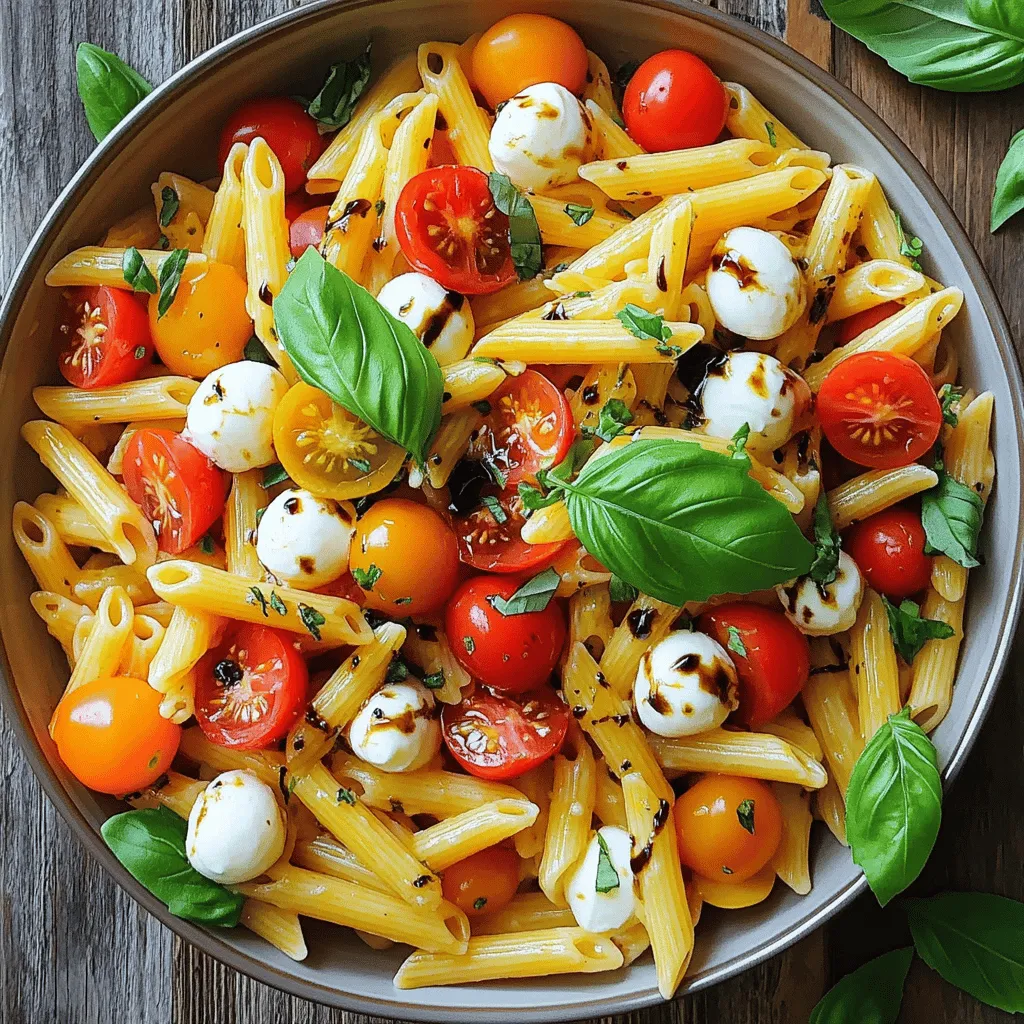 Caprese Pasta Salad Fresh and Flavorful Delight
