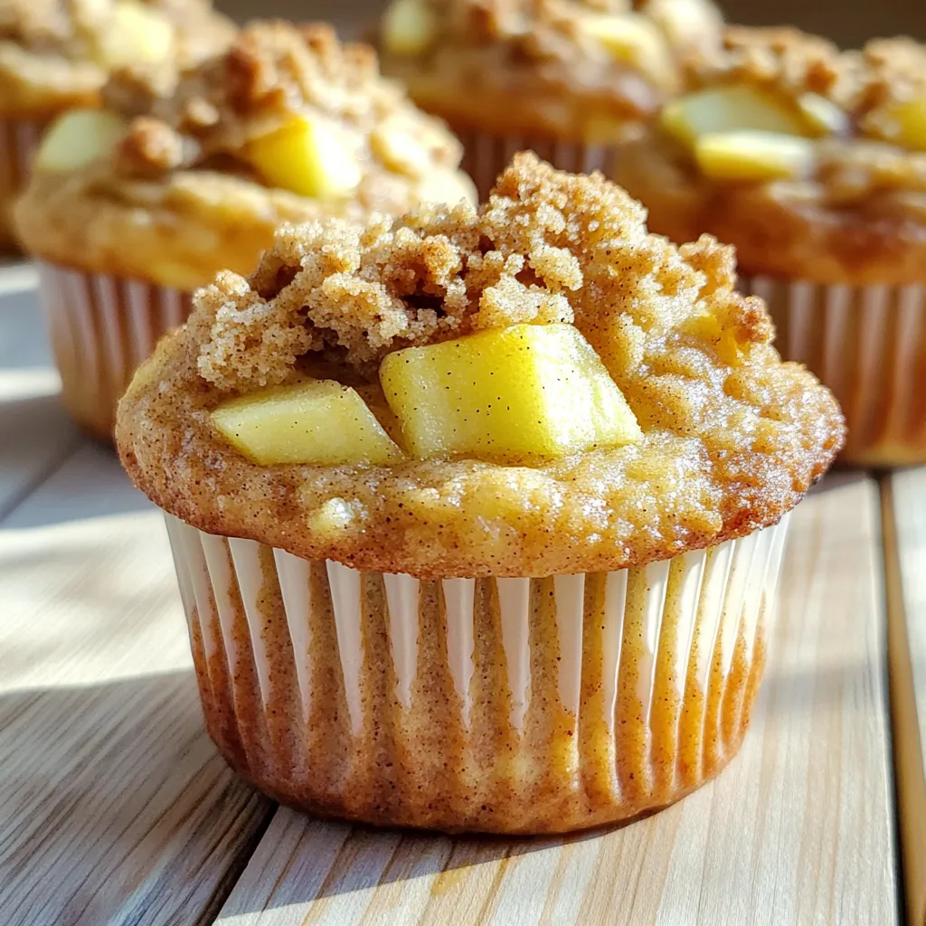 Apple Cinnamon Muffins with Crumble Bakery Delight