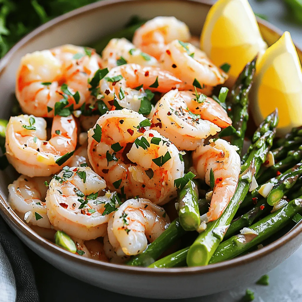 Garlic Butter Shrimp and Asparagus Flavorful Delight