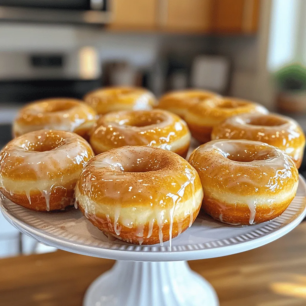 Maple Cinnamon Glazed Donuts Delightful and Simple Recipe
