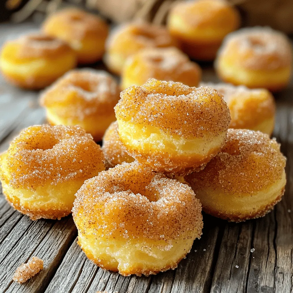 Air Fryer Cinnamon Sugar Donut Bites Delight