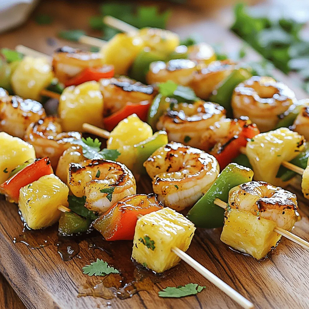 Popular Shrimp Recipe Sweet and Spicy Skewers Delight