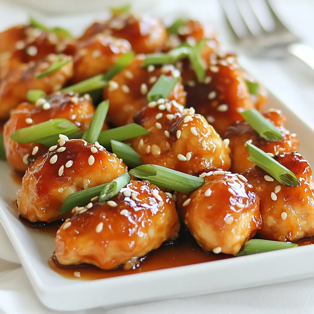 Sticky Orange Chicken Bites Flavorful and Easy Dish