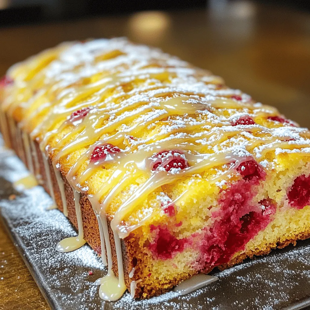Lemon Raspberry Loaf Delightful and Fresh Recipe