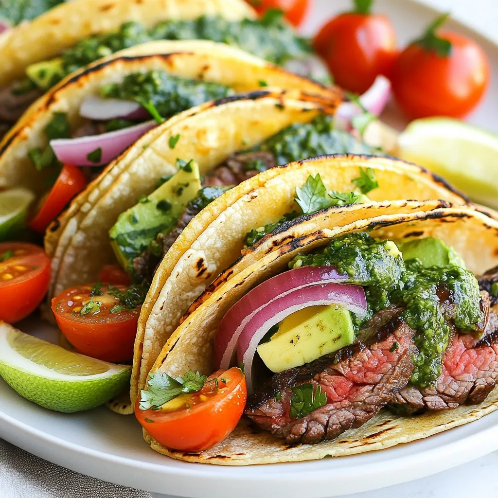 Chimichurri Steak Tacos Flavorful and Easy Recipe