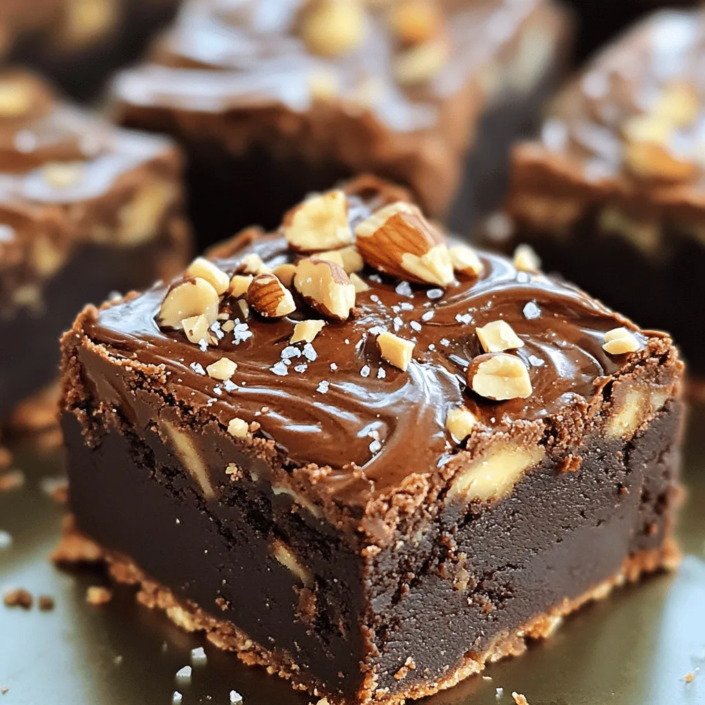 Chocolate Hazelnut Swirl Brownies Decadent Delight