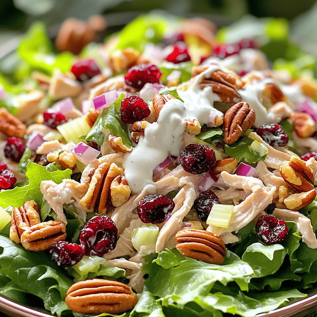Cranberry Pecan Chicken Salad Fresh and Flavorful Dish
