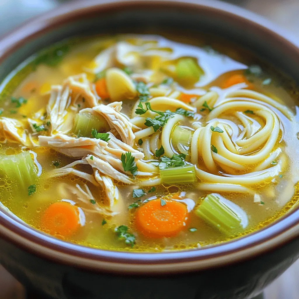 Instant Pot Chicken Noodle Soup Quick and Simple Recipe