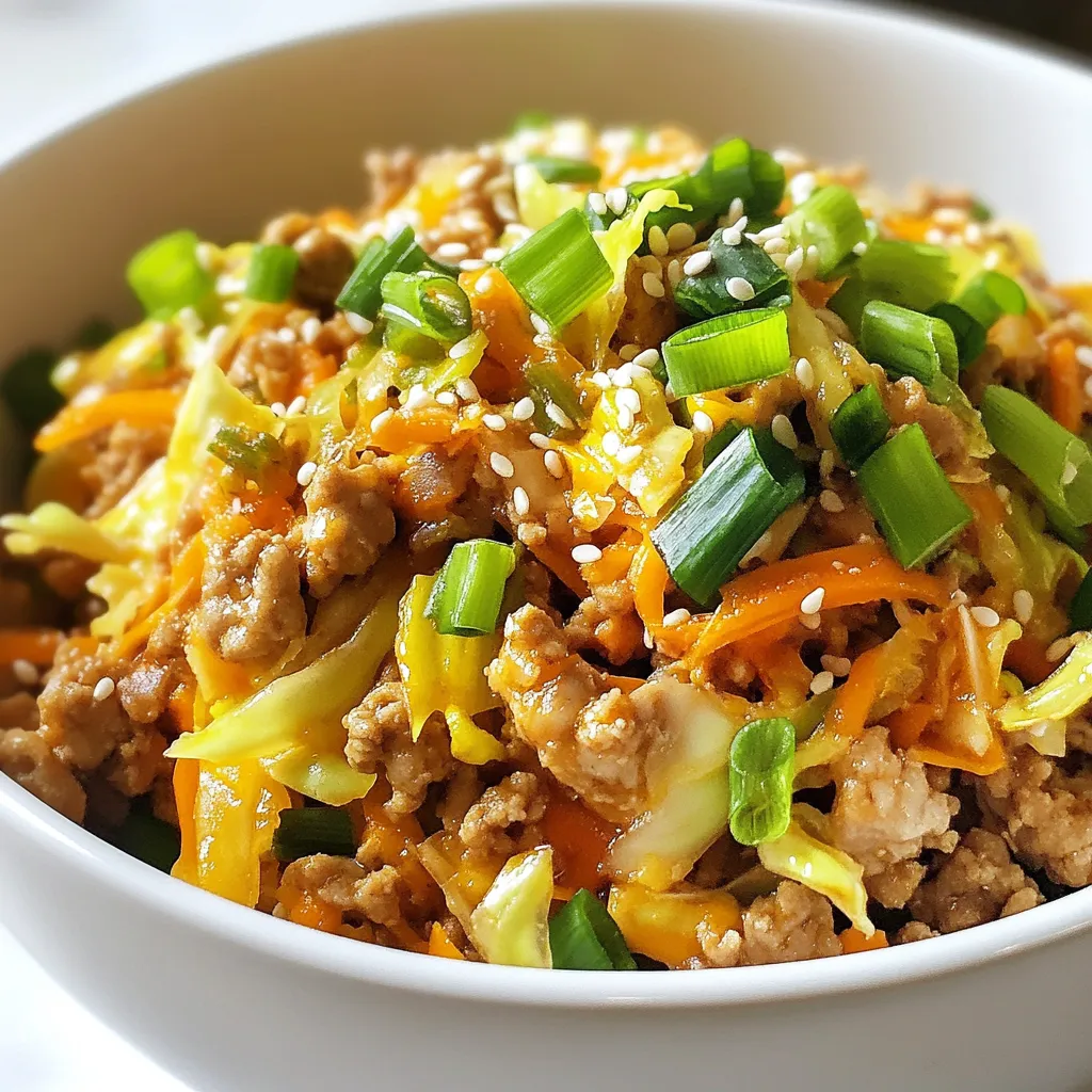 Egg Roll in a Bowl Flavorful and Easy Recipe