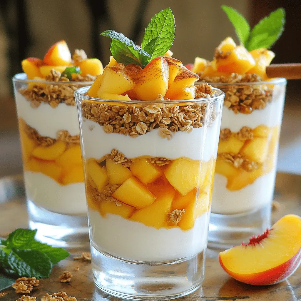 Peach Yogurt Parfait Delightful and Healthy Recipe