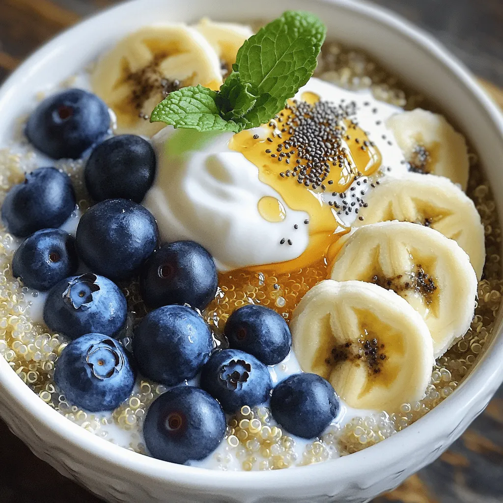 Healthy Quinoa Breakfast Bowl for Energizing Mornings
