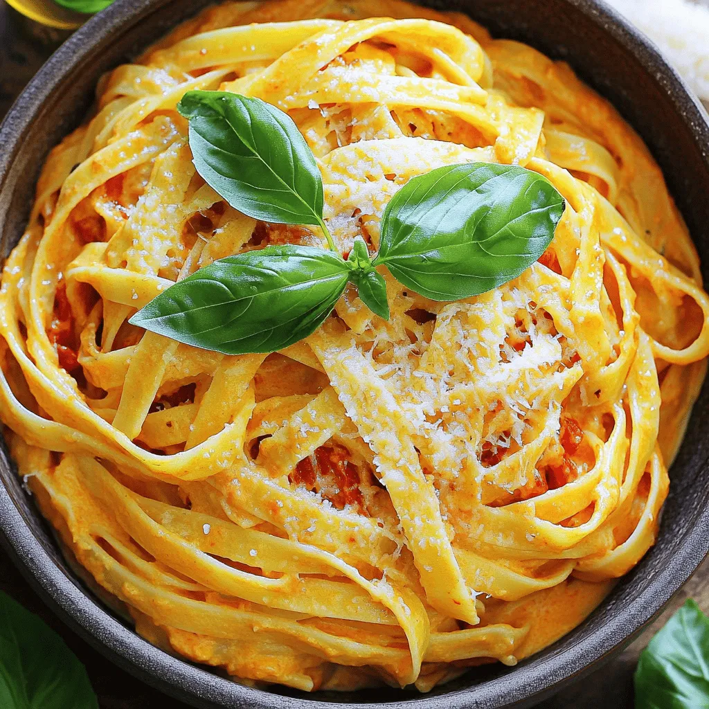 Creamy Roasted Red Pepper Pasta Delicious Weeknight Meal