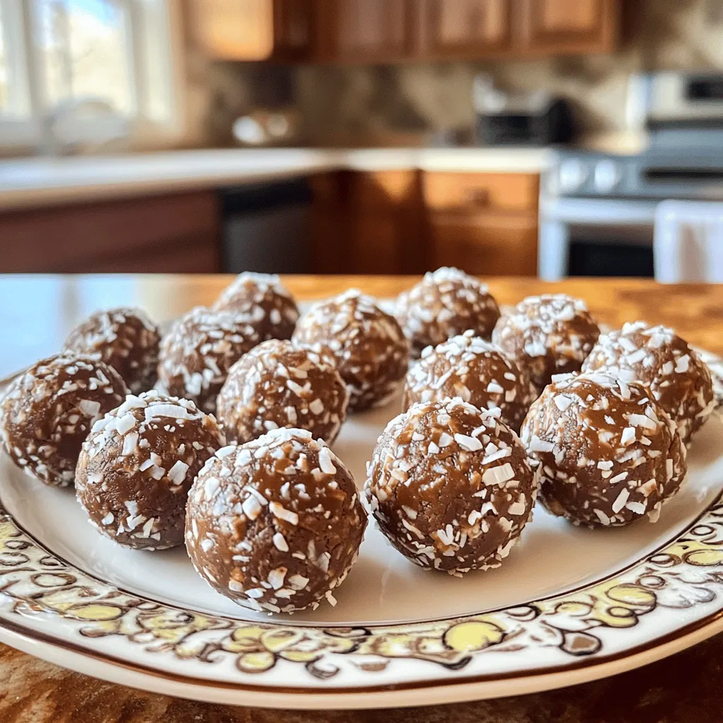 Chocolate Coconut Energy Bites Simple Fuel Snack