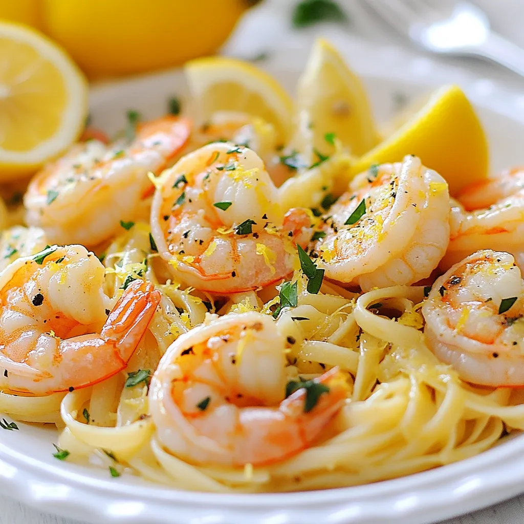 Lemon Garlic Shrimp Scampi Quick and Tasty Dish