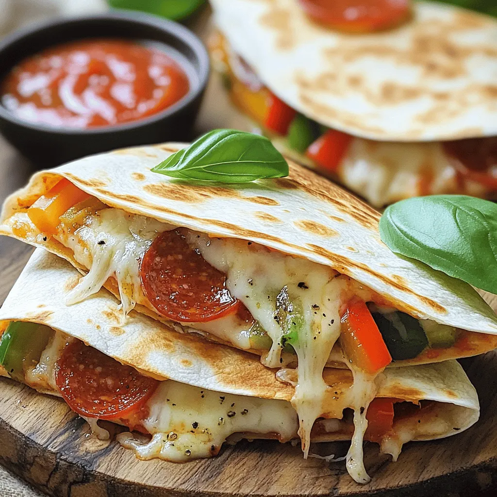Pepperoni Pizza Quesadillas Quick and Tasty Meal