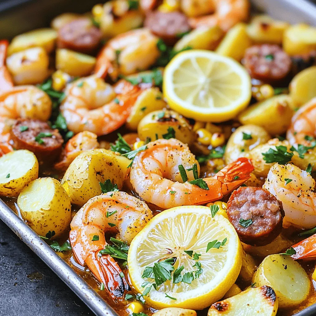 Sheet Pan Shrimp Boil Savory and Easy Recipe