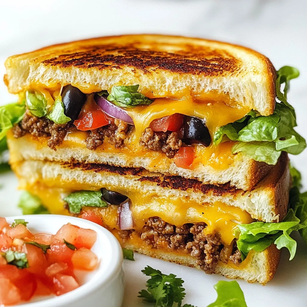 Taco Grilled Cheese Irresistible Flavor in Every Bite