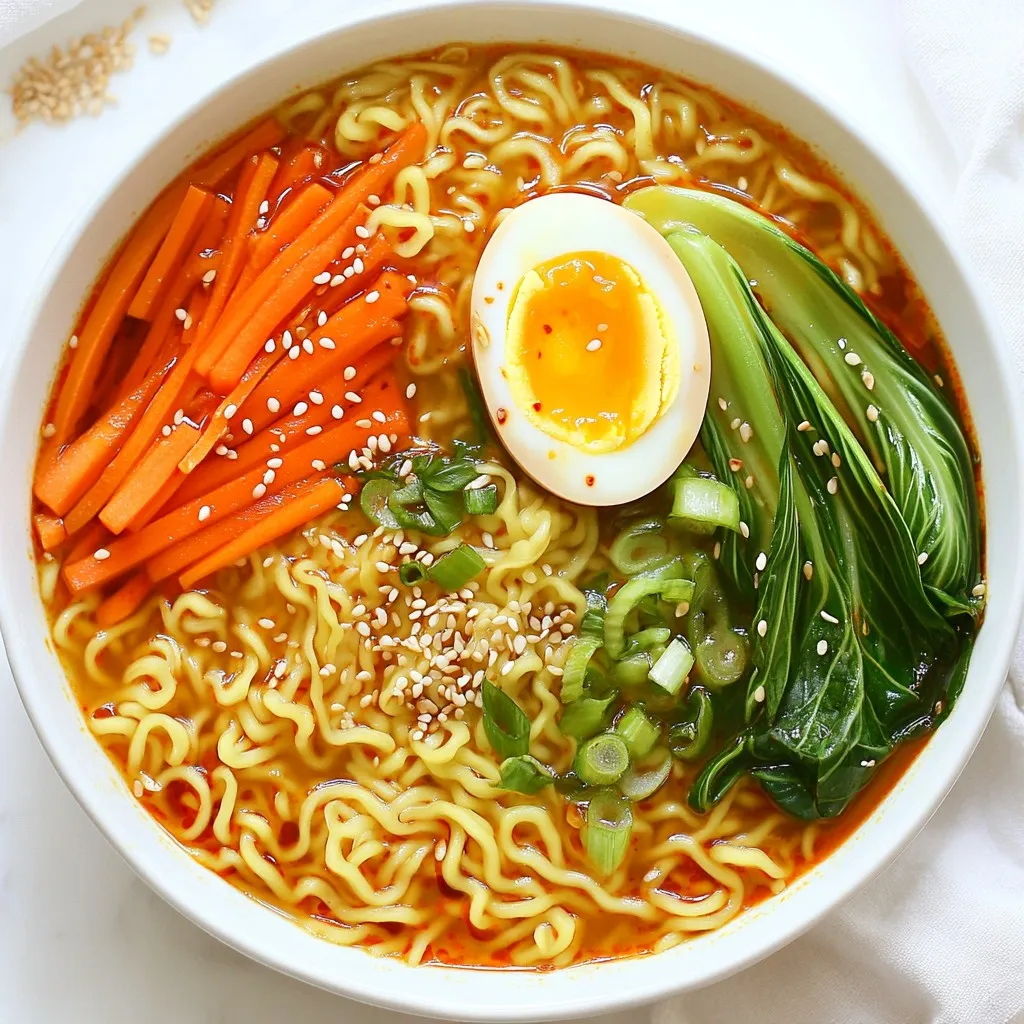 Chili Garlic Ramen Noodles Quick and Flavorful Recipe