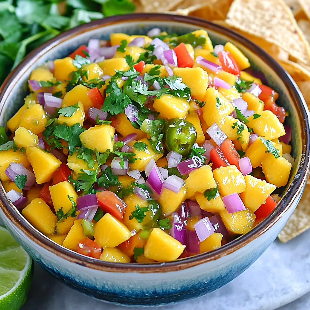 Spicy Mango Salsa Tangy and Refreshing without Fuss