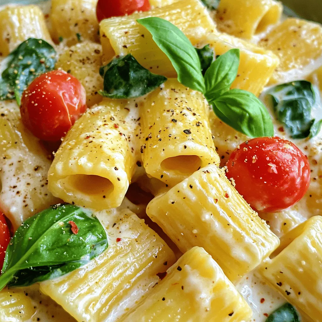 Creamy Rigatoni Delightful Dinner in Minutes