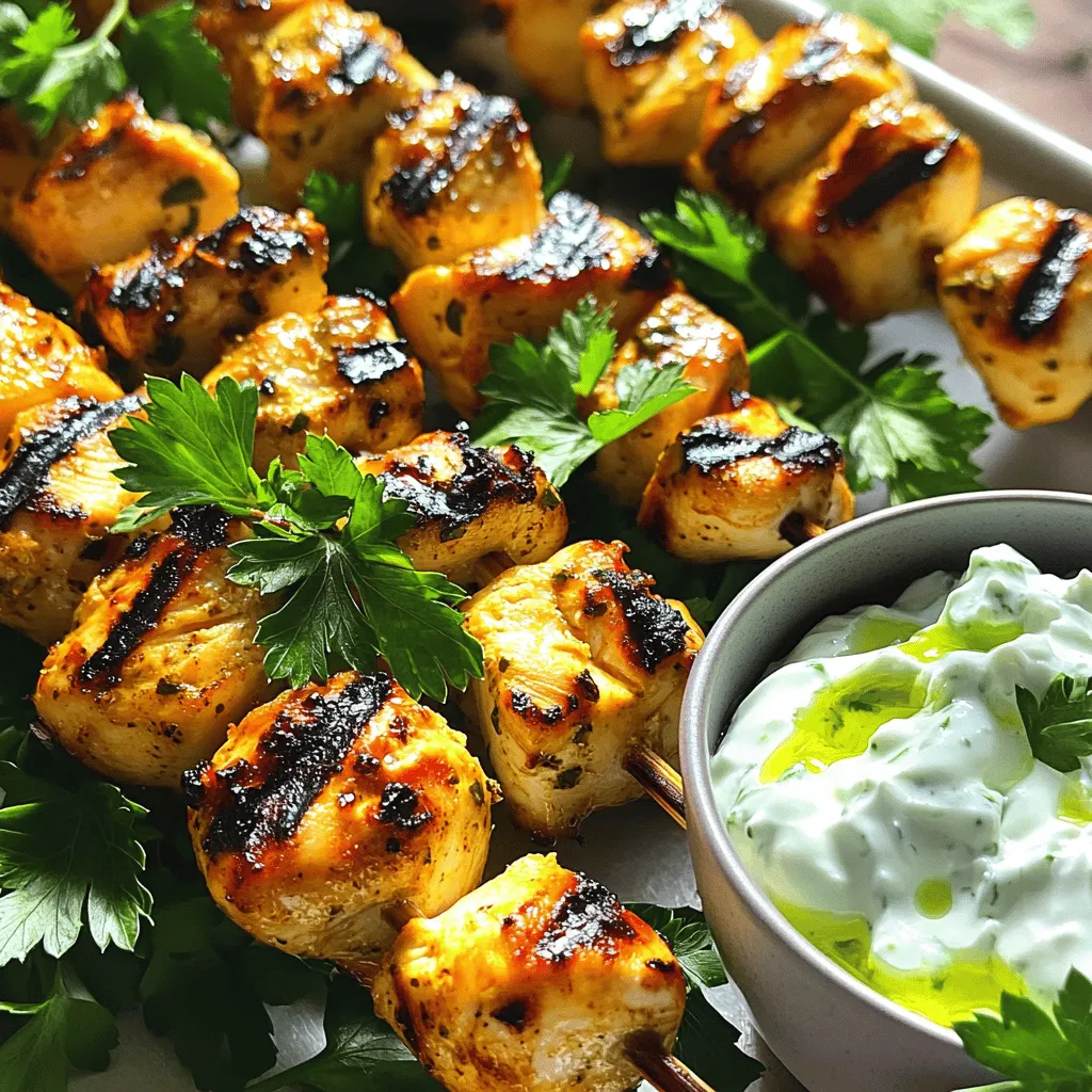 Savory Chicken Souvlaki Skewers Easy and Tasty Treat