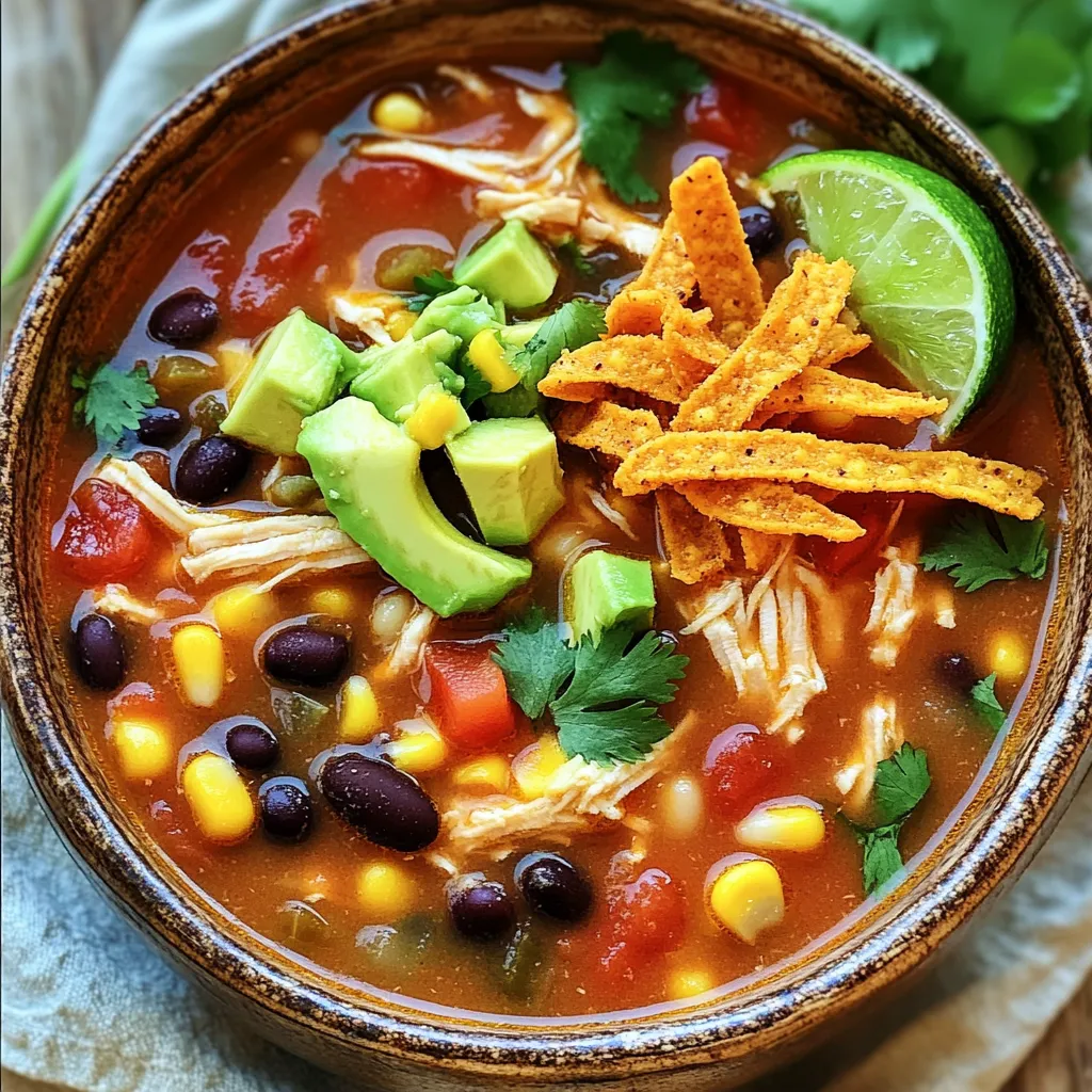 Slow Cooker Chicken Tortilla Soup Tasty and Easy Meal