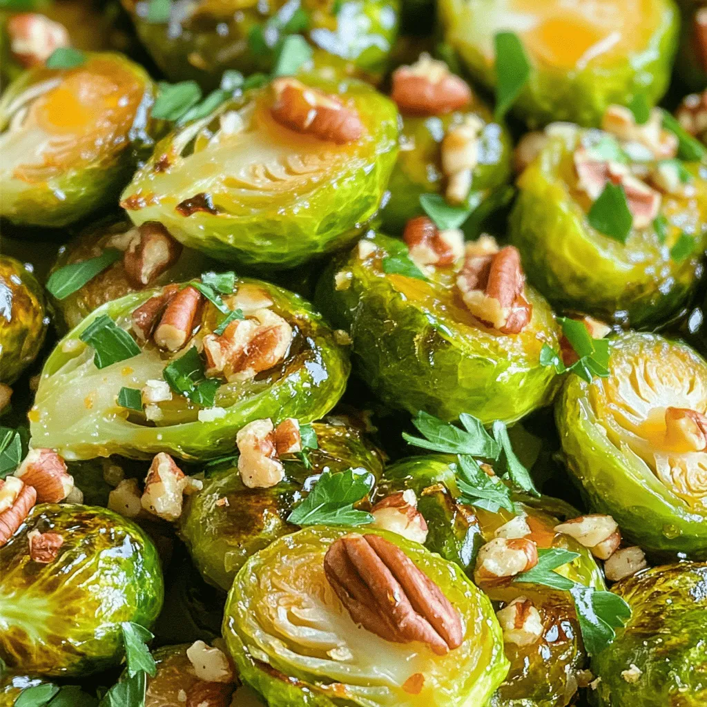 Maple Glazed Brussels Sprouts Tasty Side Dish Recipe